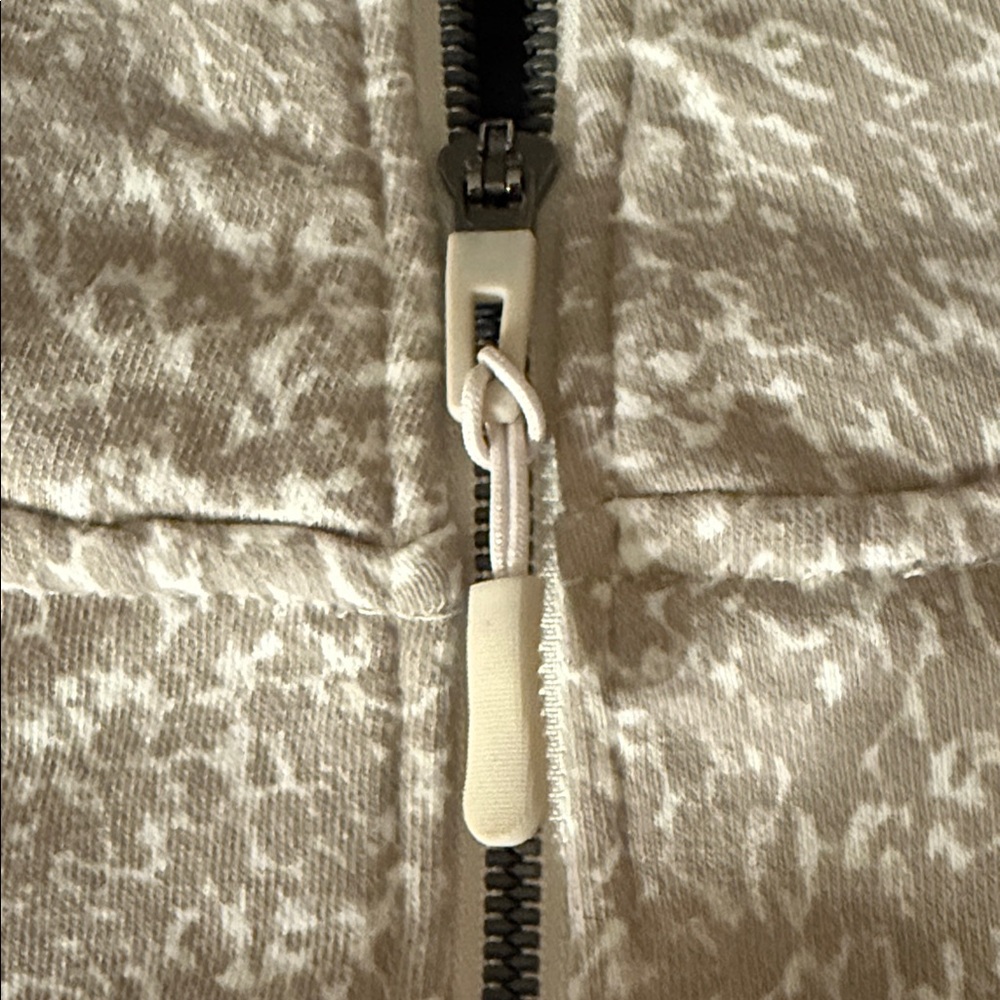 Jockey Tan Patterned Half-Zip Hoodie Size XS - Picture 4 of 5